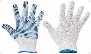 Rękawice Plover, montażowe, rozm. 9, biało-niebieskie, V0106000399090