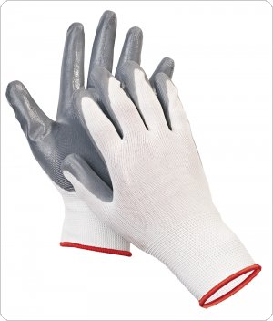 Rękawice ekonomiczne Pop4 (HS-04-001), montażowe, poliester+nitryl, rozm. 9, V0108005899090