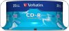 Płyta CD-R VERBATIM, 700MB, prędkość 52x, cake, 25szt., ekstra ochrona, VER43432