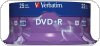 Płyta DVD + R VERBATIM AZO, 4,7GB, prędkość 16x, cake, 25szt., srebrny mat, VER43500
