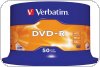 Płyta DVD-R VERBATIM AZO, 4,7GB, prędkość 16x, cake, 50szt., srebrny mat, VER43548