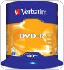 Płyta DVD-R VERBATIM AZO, 4,7GB, prędkość 16x, cake, 100szt., srebrny mat, VER43549