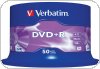 Płyta DVD + R VERBATIM AZO, 4,7GB, prędkość 16x, cake, 50szt., srebrny mat, VER43550
