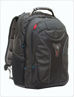 Plecak WENGER Carbon Apple, 17 , 360x500x250mm, czarny, WE600637
