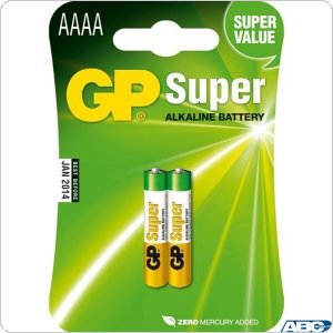 Bateria alkaliczna GP Super AAAA / LR8D425 (2szt) 1.5V GPPCA025A015