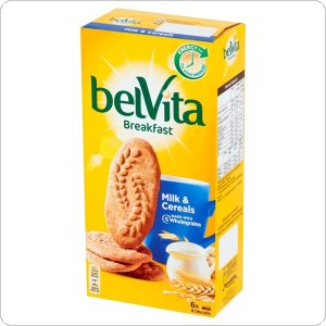 Ciastka Belvita 5 Zbóż i Mleko 300g 