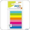 Zakładki indeksujące 45x8mm mix 8 kolorów neon STICK N 21401