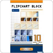 Blok do flipcharta 10 kartek, gładki 100x64cm INTERDRUK