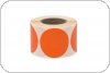 Fluorescencyjne etykiety samoprzylepne pomarańczowe kółka 40mm 25ark. Emerson ETOKPOM02x025x010
