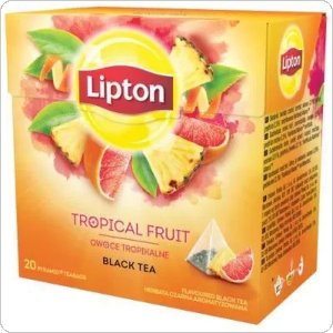 Herbata LIPTON PIRAMID OWOCE TROPIKALNE 20 torebek