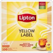 Herbata LIPTON Yellow Label (100 kopert) czarna