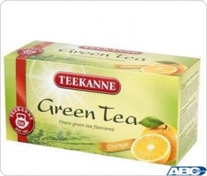 Herbata TEEKANNE GREEN TEA ORANGE 20 torebek zielona