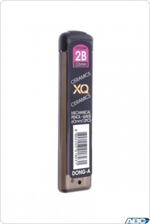 Grafity do ołówka automatycznego XQ 0,5mm 2B DONG-A