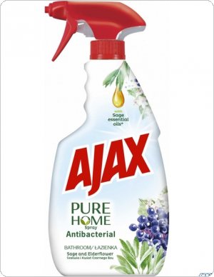 AJAX spray ANTYBAKTERYJNY łazienka szałwia i czarny bez 338395