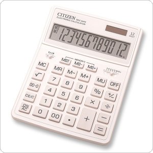 Kalkulator biurowy CITIZEN 12-cyfrowy, biały SDC-444XRWHE SDC444XRWHE