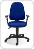 Krzesło obrotowe WEBSTAR R1E niebiesko-czarne Meble biurowe