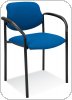 Krzesło konferencyjne STYL ARM brązowo-beżowe Fotele i Krzesła