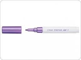 Marker PINTOR F (1,0mm) metaliczny fioletowy PISW-PT-F-MV PILOT