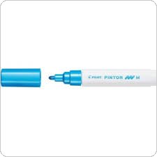 Marker PINTOR M (1,4mm) metaliczny niebieski PISW-PT-M-ML PILOT