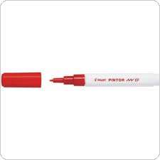 Marker PINTOR EF (0,7mm) czerwony PISW-PT-EF-R PILOT