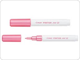 Marker PINTOR EF (0,7mm) metaliczny różowy PISW-PT-EF-MP PILOT