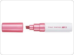 Marker PINTOR B (ścięta końcówka, 8,0mm) metaliczny różowy PISW-PT-B-MP PILOT