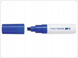 Marker PINTOR B (ścięta końcówka, 8,0mm) metaliczny niebieski PISW-PT-B-ML PILOT