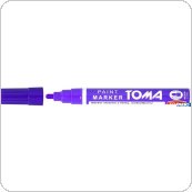 Marker olejowy, fibrowa końcówka 2,5mm, fioletowy TO-440 Toma