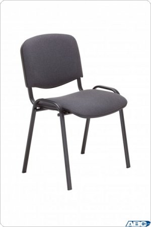 Krzesło konferencyjne ISO black C38 szary NOWY STYL