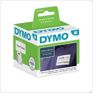 Etykiety DYMO wysyłkowa, Identyfikator transportowy imienny - 101mm x 54mm, (220et.) biały S0722430