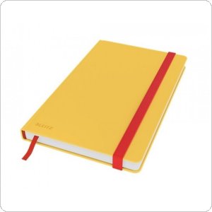 Notatnik Leitz Cosy, A5, 80 kartek, kratka, żółty 44540019