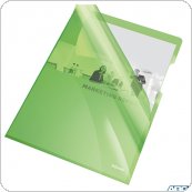 Ofertówki krystaliczne A4 150mic zielone (25szt) ESSELTE 55436
