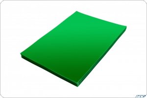 Folia do bindowania A4m DOTTS przezroczysta zielona 0.20 mm opakowanie 100 szt.
