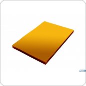 Folia do bindowania A4m DOTTS przezroczysta żółta 0.20 mm opakowanie 100 szt.