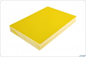 Karton CHROMOLUX żółty A4m DOTTS opakowanie 100 szt.