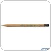 Ołówek z drewna cedrowego ekologiczny z gumką (12szt) Uni 9852 UNI
