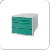 Pojemnik z szufladami Esselte Colour Breeze, zielony 626285