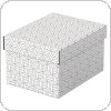 Pudełka domowe do przechowywania, rozmiar S (225 x 200 x 150mm), 3 sztuki, białe Esselte 628280