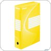 Pudełka archiwizacyjne ESSELTE BOXY A4 80mm żółte 128413