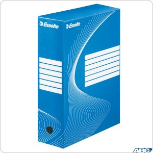 Pudełka archiwizacyjne ESSELTE BOXY A4 100mm niebieskie 128421