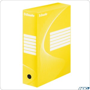 Pudełka archiwizacyjne ESSELTE BOXY A4 100mm żółte 128423