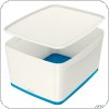 Pojemnik MyBOX duży z pokrywką biało-niebieski LEITZ 52161036