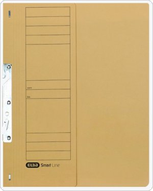Skoroszyt kartonowy ELBA 1/2 A4, hakowy, beżowy, 100551891