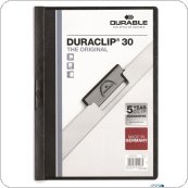 Skoroszyt DURABLE DURACLIP Original do 30 kartek czarny 2200-01
