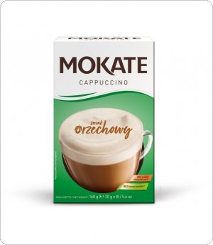 Kawa MOKATE Cappuccino ORZECHOWA (8 saszetek) 160g