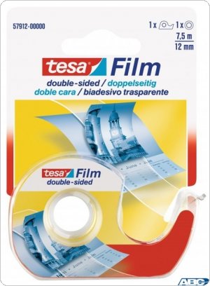 Taśma biurowa TESAfilm Dwustronna 7,5m x 12mm 57912-00000-01