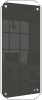 Mała podłużna szklana tablica suchościeralna Nobo Home 300x600mm, czarna 1915609