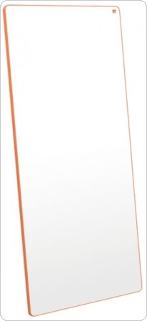 Tablica podwójna suchościeralna do systemu mobilnego Move&Meet, 1800 x 900mm, wykończenie pomarańczowe Nobo 1915565