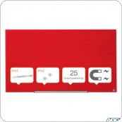 Szklana tablica Nobo Impression Pro 1260x710mm, czerwona