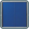Gablota filcowa Nobo Premium Plus 12 x A4, niebieska (drzwiczki przesówne) 1902566